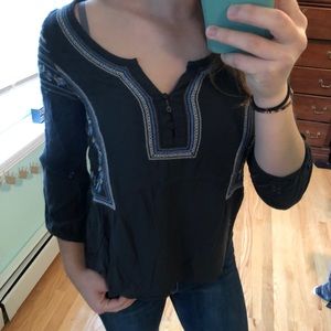 Beautiful Top blue and grey design